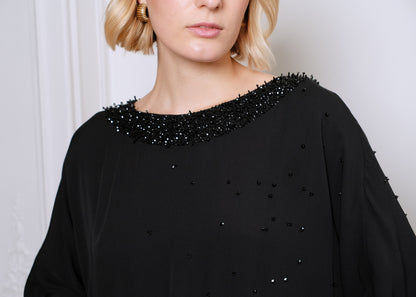 Romy Evening Dress in black