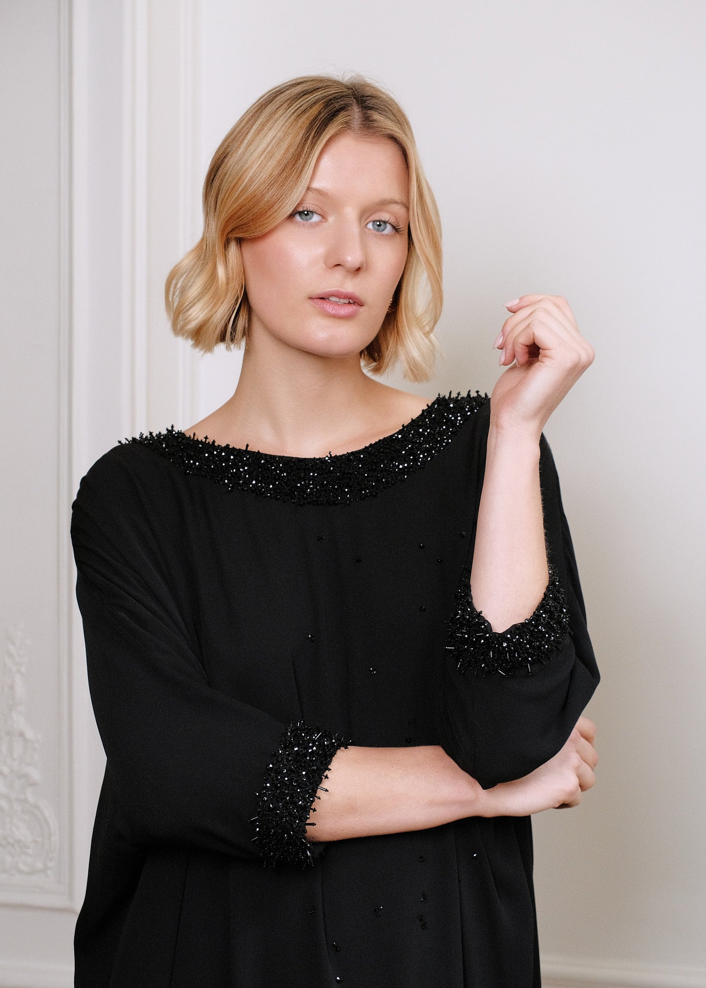 Romy Evening Dress in black