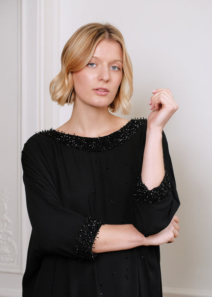 Romy Evening Dress in black