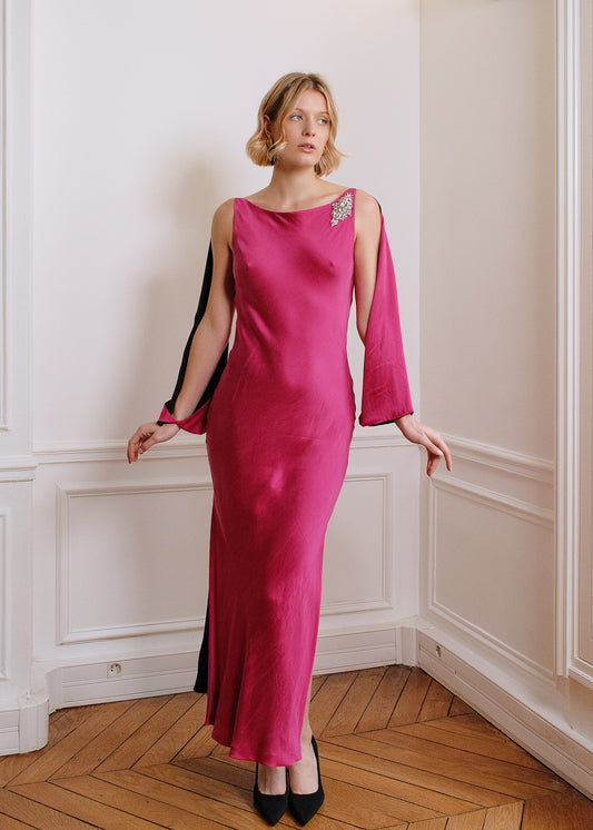 Audrey Evening Dress in pink