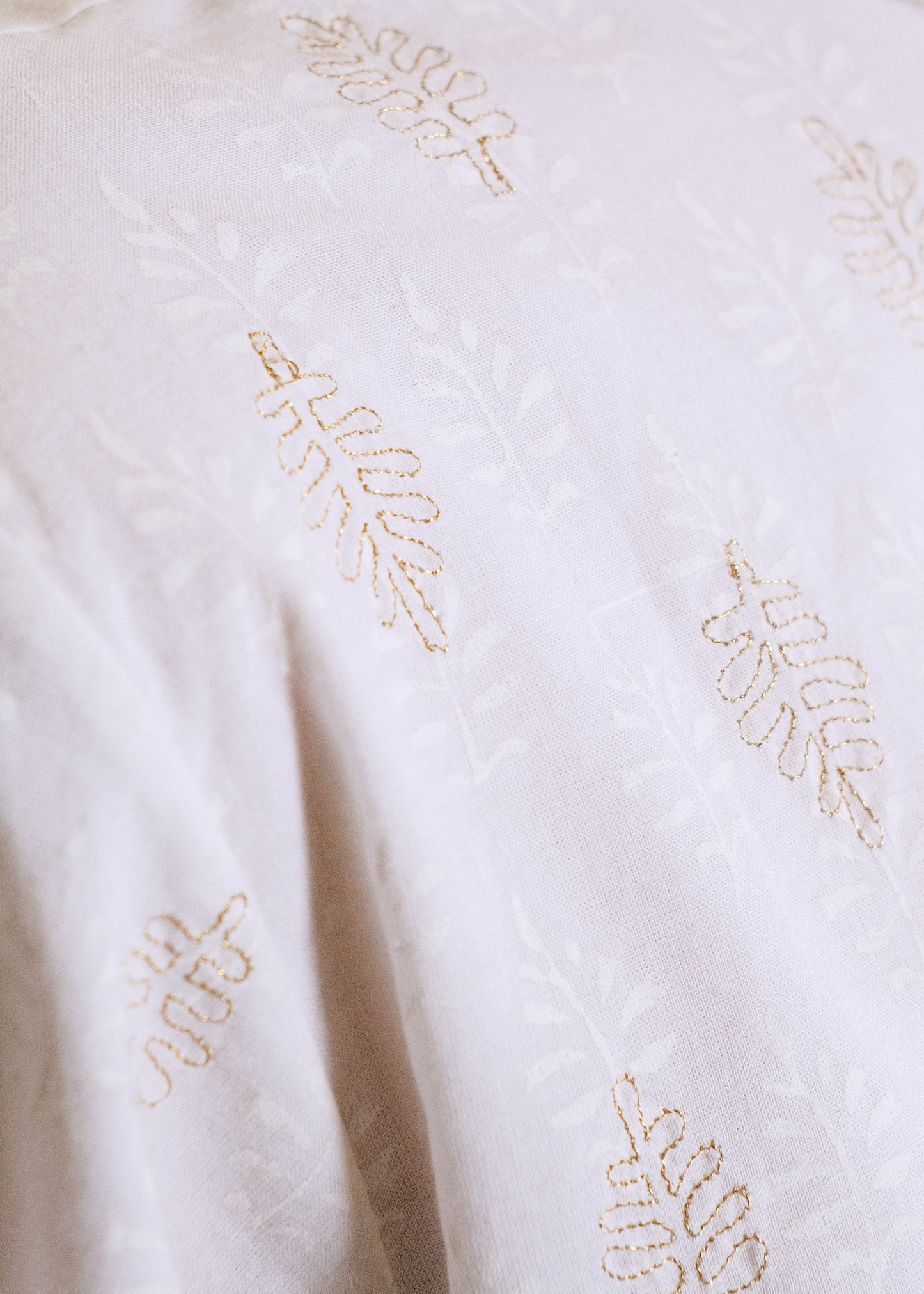 Isabelle Cotton Night Dress in white