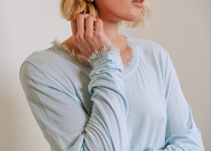 FROU-FROU T-SHIRT IN BLUE