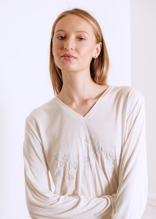 VOL DE NUIT T-SHIRT IN WHITE