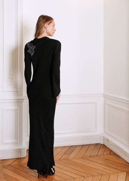 Rita Evening Dress in black