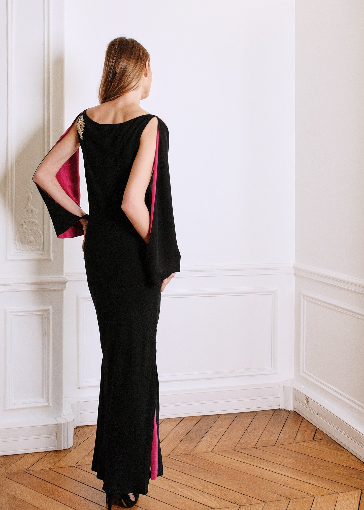 Audrey Evening Dress in black