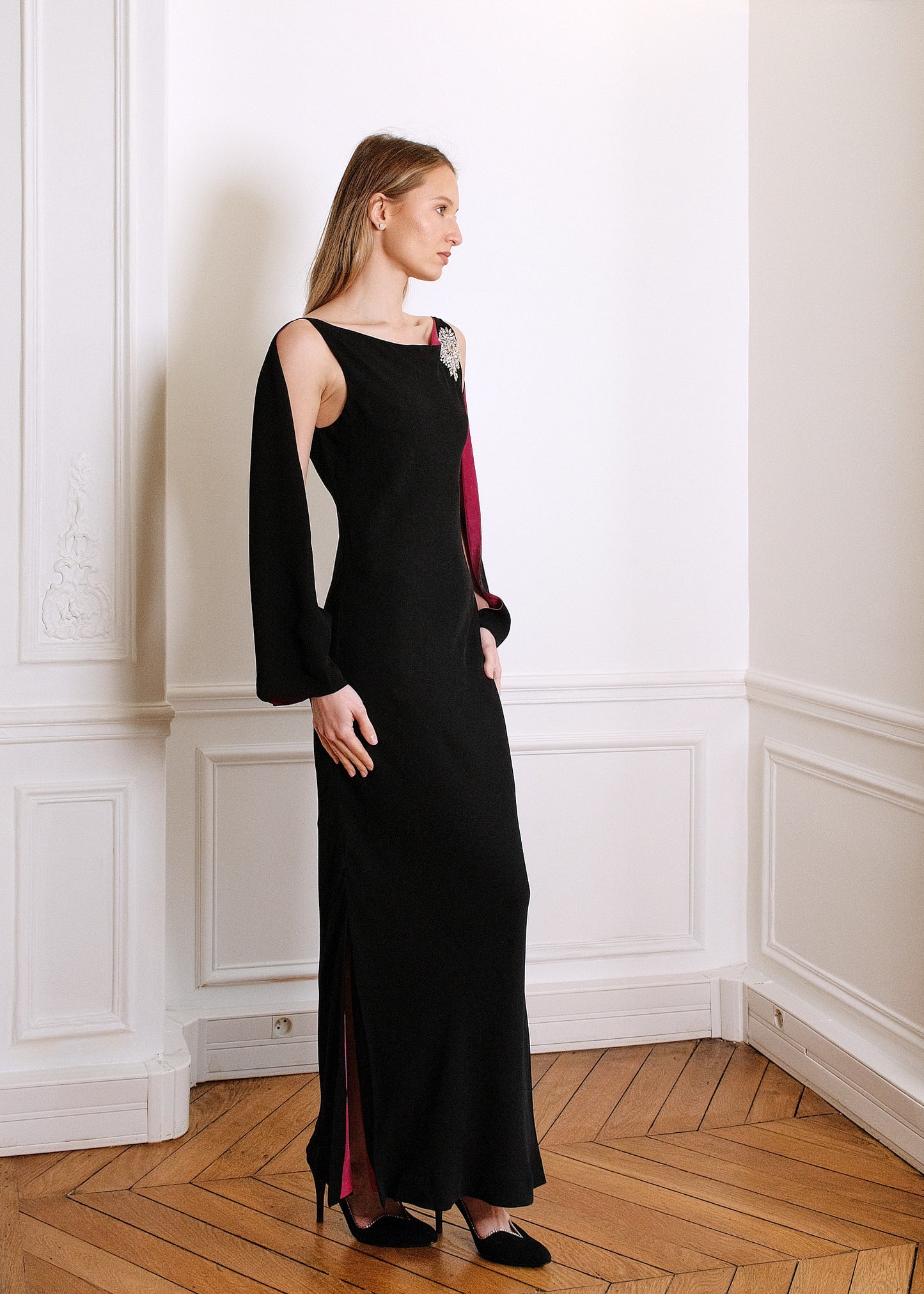 Audrey Evening Dress in black