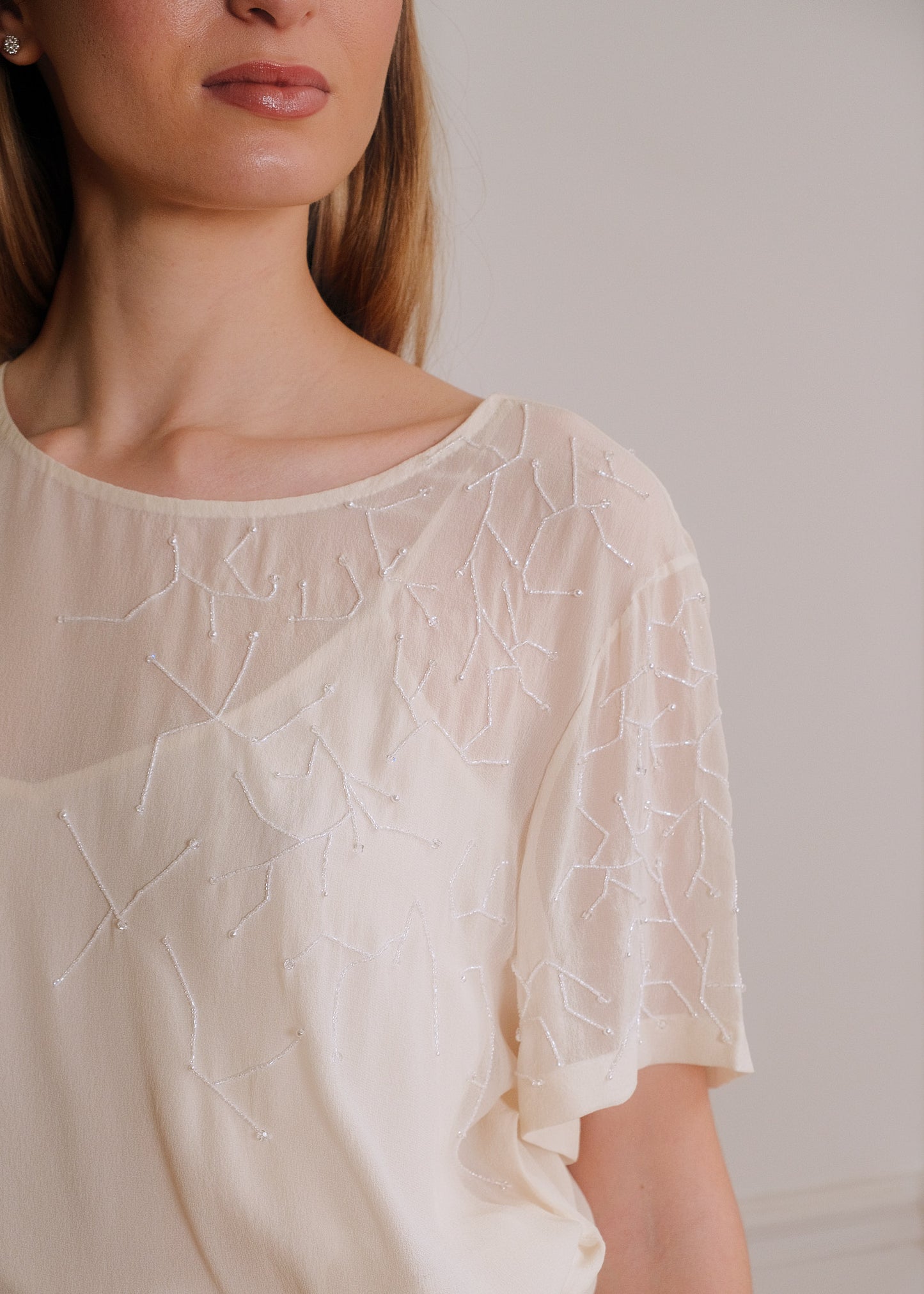 Grace Top in off-white