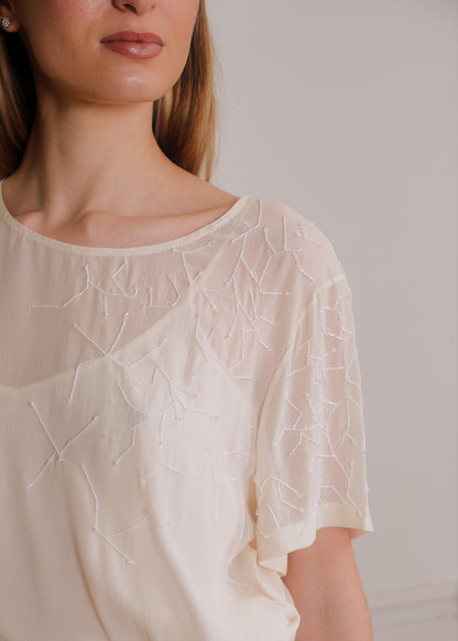 Grace Top in off-white