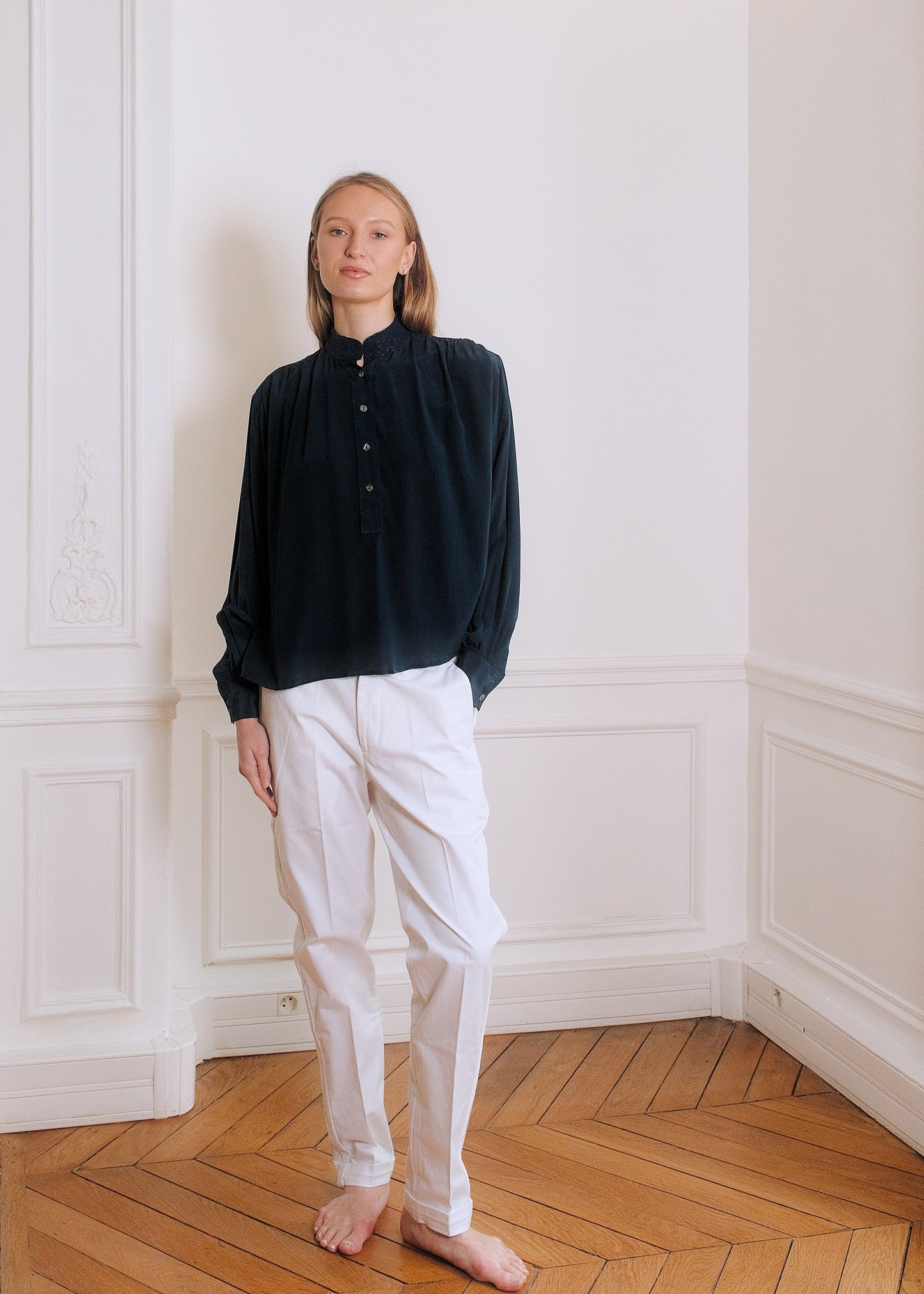 Catherine Shirt in Navy