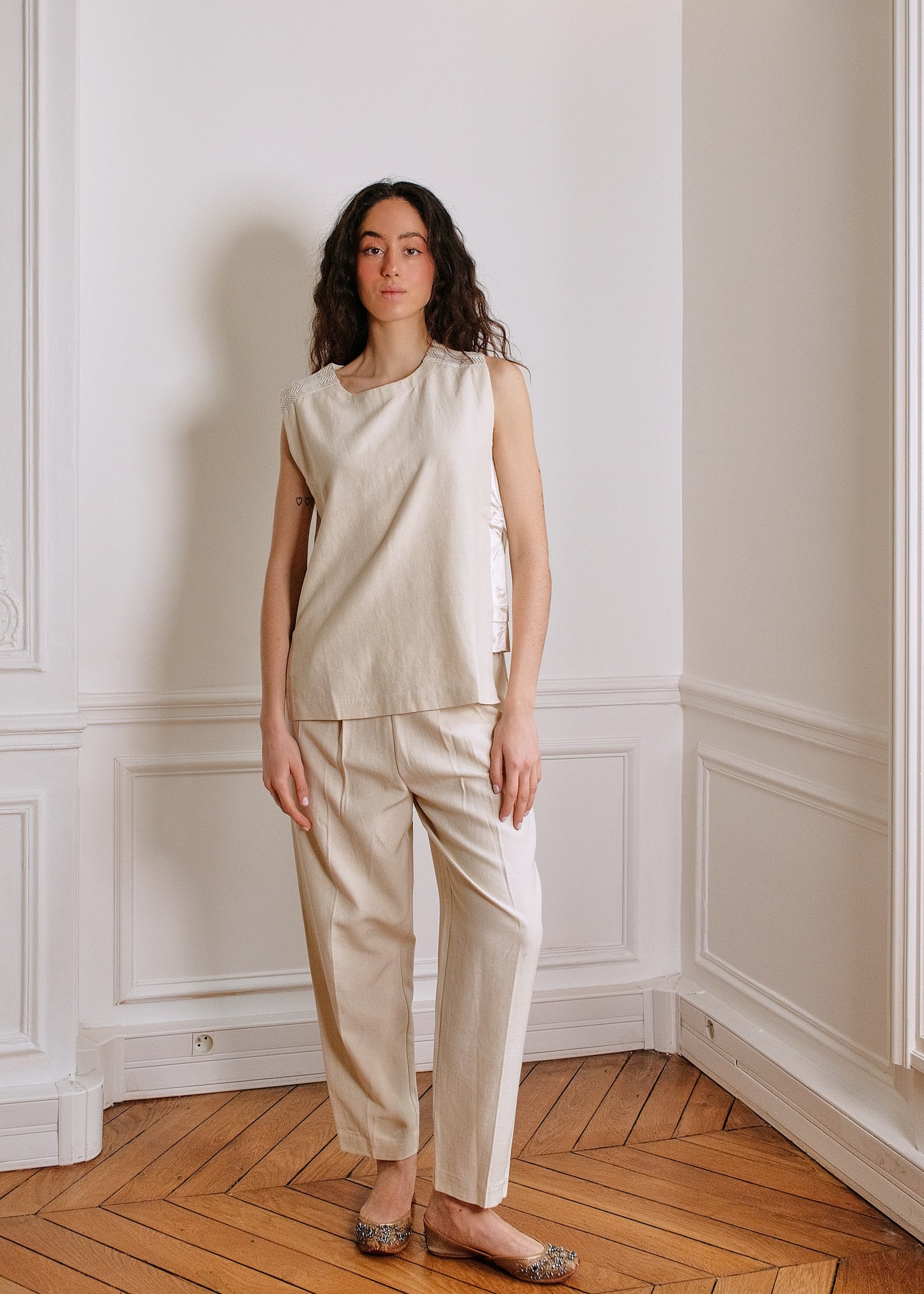 Audrey Pants in beige