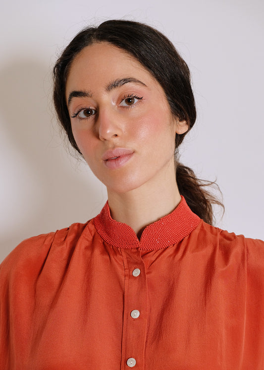 Catherine Shirt in Rust