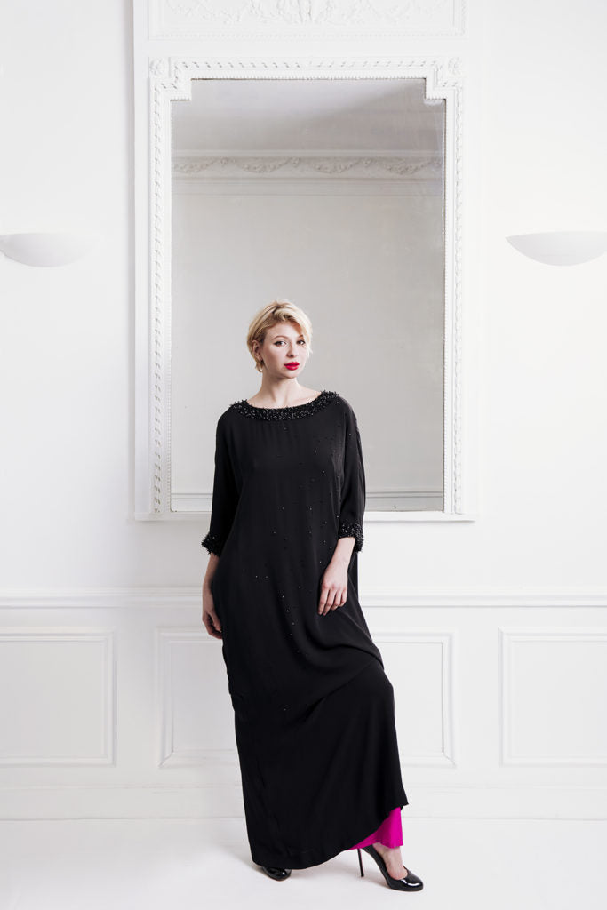 Romy Evening Dress in black