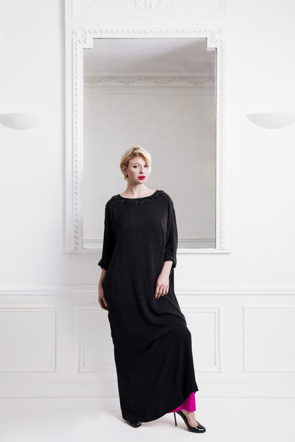 Romy Evening Dress in black